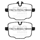 EBC Redstuff Ceramic Brake Pads DP32089C