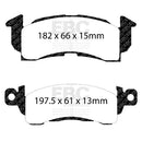 EBC Yellowstuff Brake Pads DP41145R