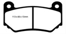 EBC Yellowstuff Brake Pads DP41377R