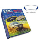 EBC Greenstuff Elite SUV and Light Truck Organic Brake Pads DP61282