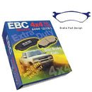 EBC Greenstuff Elite SUV and Light Truck Organic Brake Pads DP61729