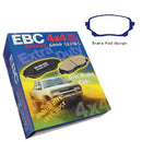 EBC Greenstuff Elite SUV and Light Truck Organic Brake Pads DP61756