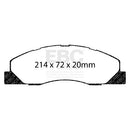EBC Extra-Duty Light Truck and SUV Brake Pads ED91847
