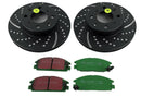 EBC Stage 10 Kits GreenStuff Brake Pads and GD Rotors S10KF1490