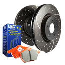 EBC Stage 8 Kits Orangestuff Brake Pads and GD Rotors S8KF1183