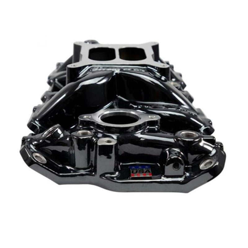 Edelbrock 2701-BP Performer EPS Intake Manifold, SB Chevy - Black Plasma Coated