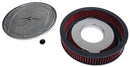 Edelbrock 4266 Elite 2 Series Polished 14" Round Air Cleaner - 3" Pro-Flo Element (Deep Flange)