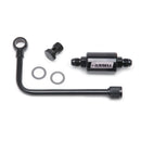 Edelbrock 81343 Fuel Line Black Steel Black Thunder and Performer Series Black
