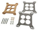 Edelbrock 8723 Carburetor Spacer Wood Fiber Laminate .500 in. Thick 4-Hole Squar
