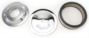 Edelbrock 1221 Pro-Flo Chrome 14" Round Air Cleaner With 3" Paper Element (Deep Flange)