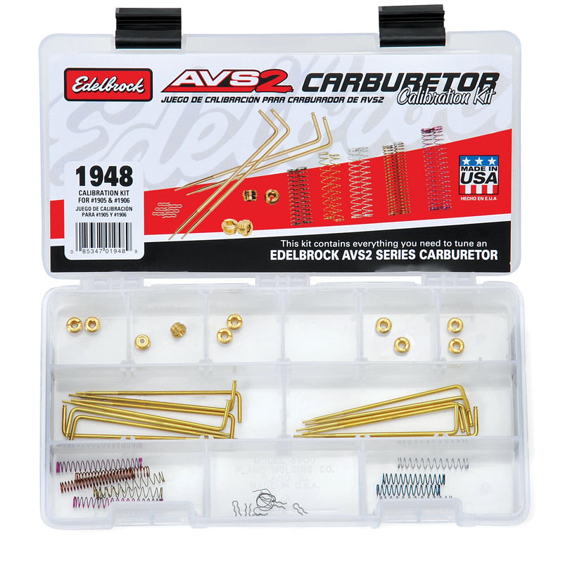 Edelbrock 1948 AVS2 Series Carburetor Calibration Kit