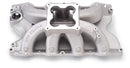 Edelbrock 2965 Intake Manifold Victor Single Plane Aluminum Natural Dominator