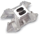 Edelbrock 7186 Intake Manifold Performer RPM Dual Plane Aluminum Natural Square