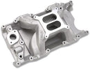 Edelbrock 7577 Intake Manifold Performer RPM Air Gap Dual Plane Aluminum Natural