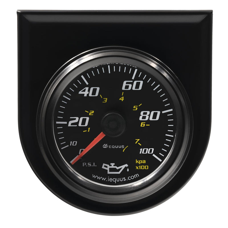 Equus E6244 6000 Series 2" Mechanical Oil Pressure Gauge