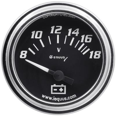 Equus E7268 7000 Series 2" Chrome Voltmeter