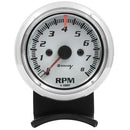 Equus E5076 2-1/2" White Tachometer