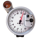 Equus E5080 5000 Series White 5" Pedestal Mount Tachometer, 0-10,000 RPM