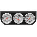 Equus E5100 5000 Series 1-1/2" White Volt Triple Gauge Kit