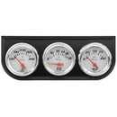 Equus E5200 5000 Series 2" White Volt Triple Gauge Kit