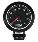 Equus E6068 6000 Series 3-3/8" Black Tachometer, 0-8,000 RPM