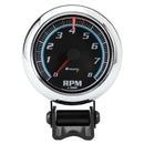 Equus E6076 6000 Series 2-1/2" Mini Chrome Tachometer