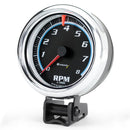 Equus E6076 6000 Series 2-1/2" Mini Chrome Tachometer