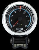 Equus E6076 6000 Series 2-1/2" Mini Chrome Tachometer
