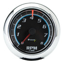 Equus E6076 6000 Series 2-1/2" Mini Chrome Tachometer