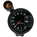 Equus E6080 6000 Series Black 5" Pedestal Mount Tachometer, 0-10,000 RPM