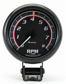 Equus E6088 6000 Series 3-3/8" Black Tachometer