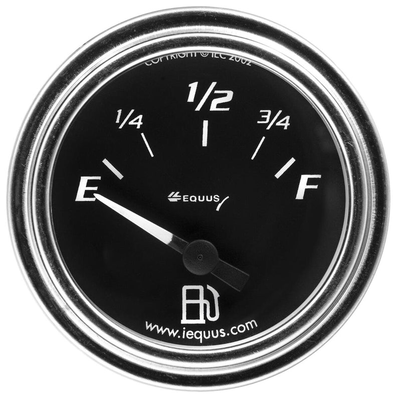 Equus E7363 7000 Series 2"Chrome Fuel Level Gauge AMC & SW