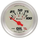 Equus E8164 8000 Series 1-1/2" Electric Oil Pressure Gauge