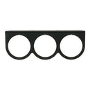 Equus E9923 2" Black Triple Gauge Mounting Panel