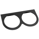 Equus E9942 2-5/8" Black Double Gauge Mounting Panel