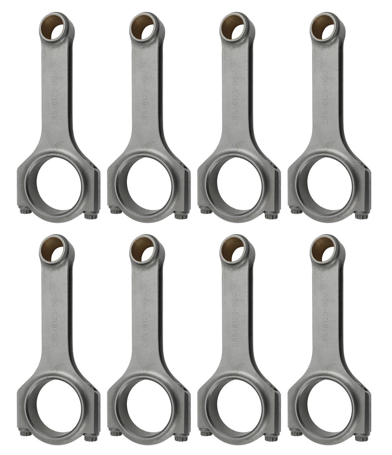 Eagle CRS6125O3D2000 ESP 4340 Steel H-Beam Connecting Rods, LS1 6.125"