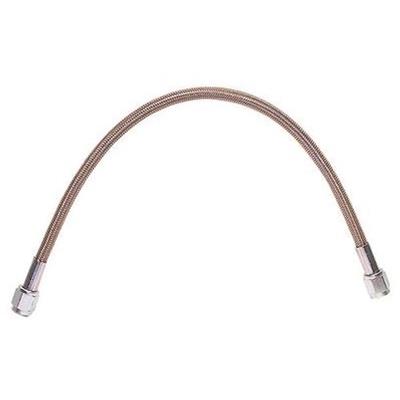Engine Works 12024-4 Brake Line Braided Stainless Steel 24 in. -4 AN Female -4