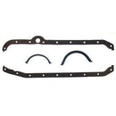 Engine Works 125350 Oil Pan Gasket Multi-Piece Cellulose Composition Chevy Small