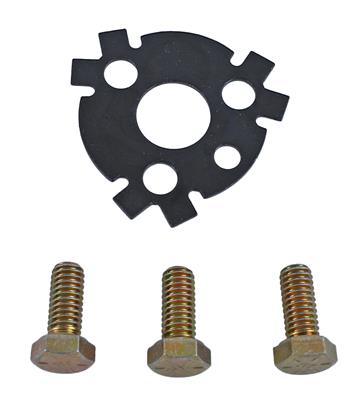 Engine Works 130000 Cam Lock Plate and Bolt Kit Black Oxide Chevy Big/Small