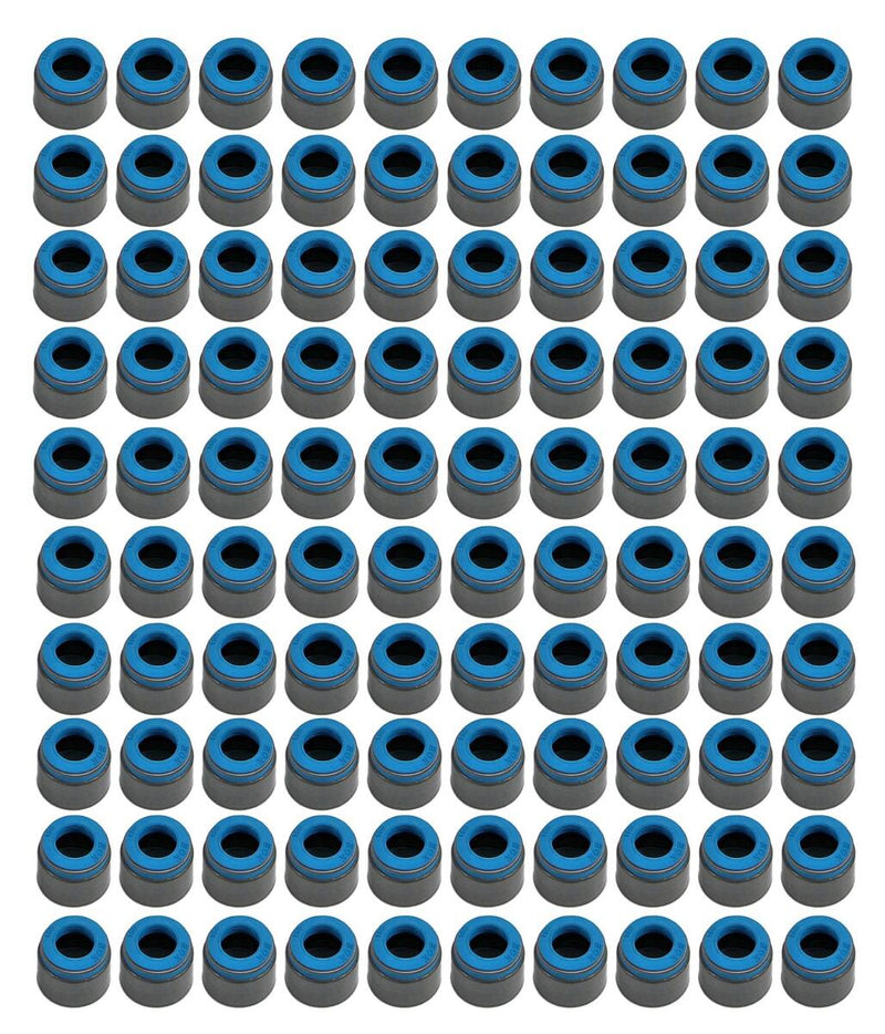 Engine Works 14045-100 Engine Valve Stem Oil Seals Viton® Blue Stem Seal 0.530