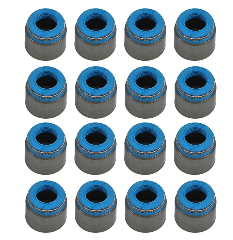 Engine Works 14045-16 Engine Valve Stem Oil Seals Viton® Blue Stem Seal 0.530