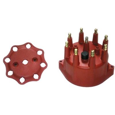 Engine Works 16001RD SMALL RED DIST CAP WITH RETAINER FOR