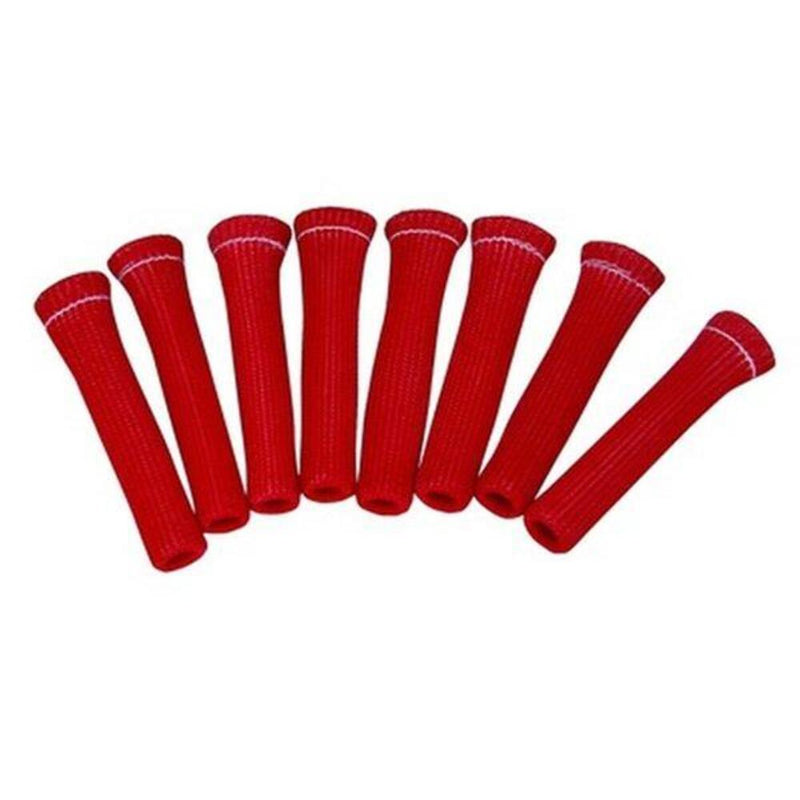 Engine Works 16203 Spark Plug Boot Protector, Fire Boots, 6 in., Red, Set of