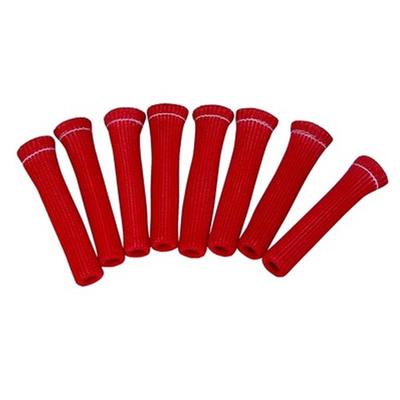 Engine Works 16203 Spark Plug Boot Protector, Fire Boots, 6 in., Red, Set of