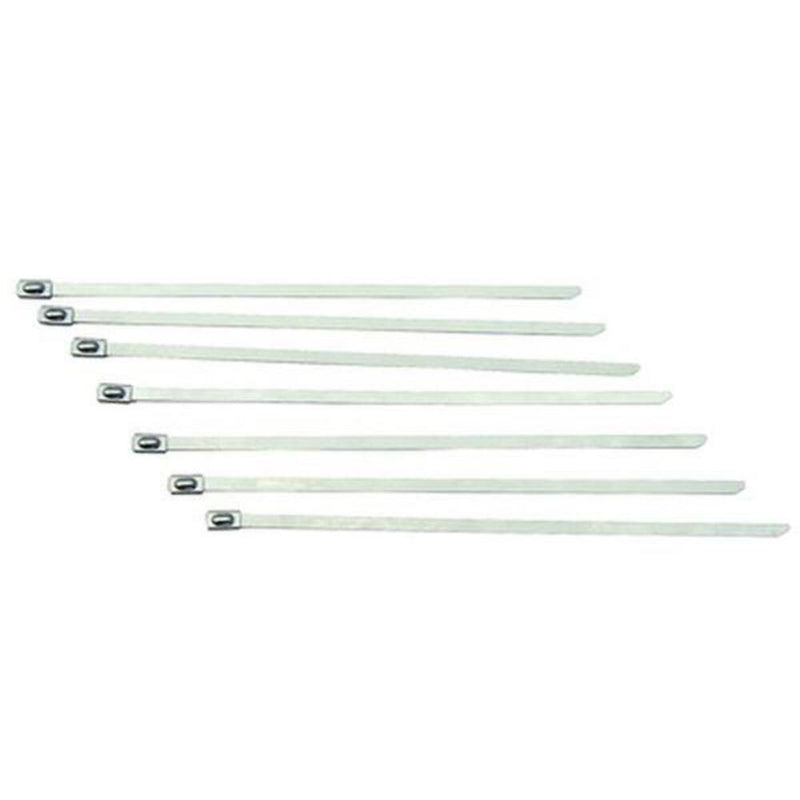 Engine Works 16325 Exhaust Wrap Fasteners Stainless Steel 8.000 in. Natural Set