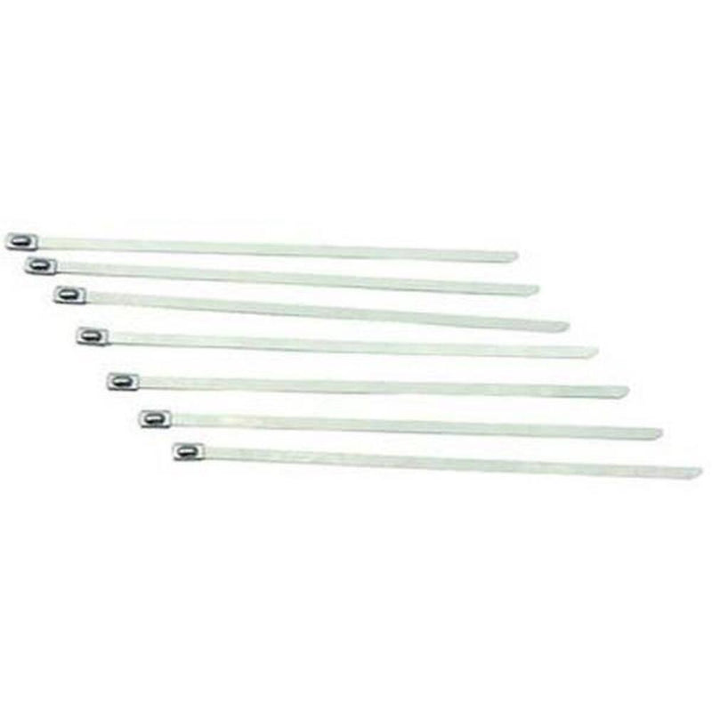 Engine Works 16326 Exhaust Wrap Fasteners Stainless Steel 14.000 in. Natural Set