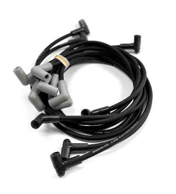 Engine Works 16420BK SB Chevy HEI 8.5mm Black Spark Plug Wire Set 90° Boot