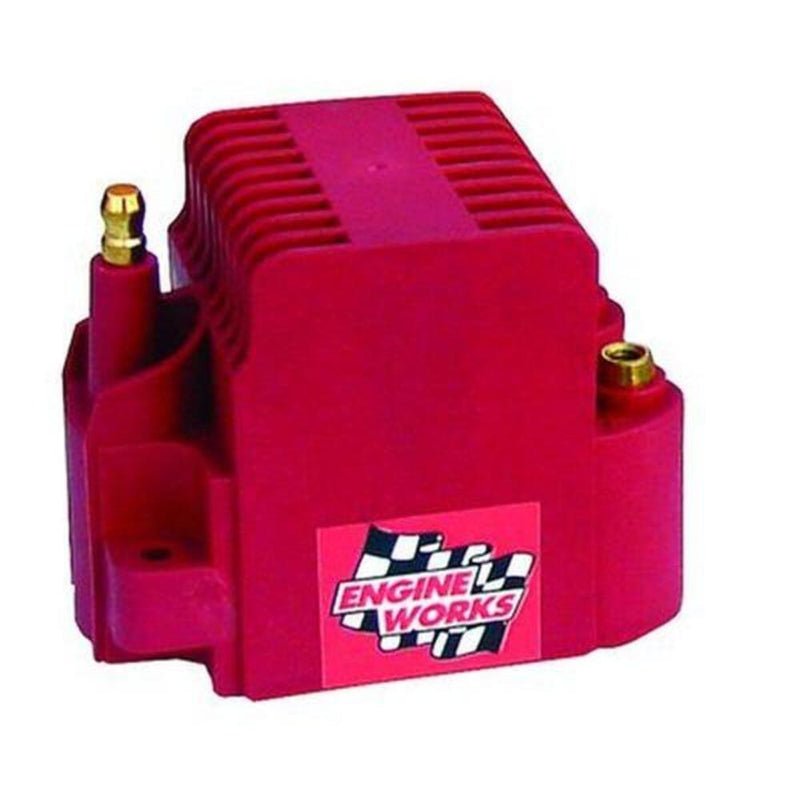 Engine Works 16551 High Output CD Coil 0.4 Ohms 40,000 Volt Square Design