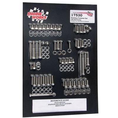 Engine Works 17530 PONTIAC 326-455 HEX HEAD ENGINE BOLT KIT SS