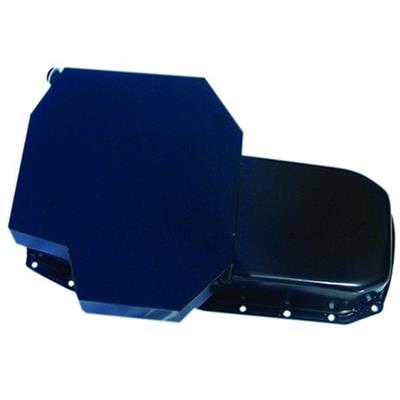 Engine Works 26101P Oil Pan Champ Style Steel Black 7 qt. Chevy Small Block